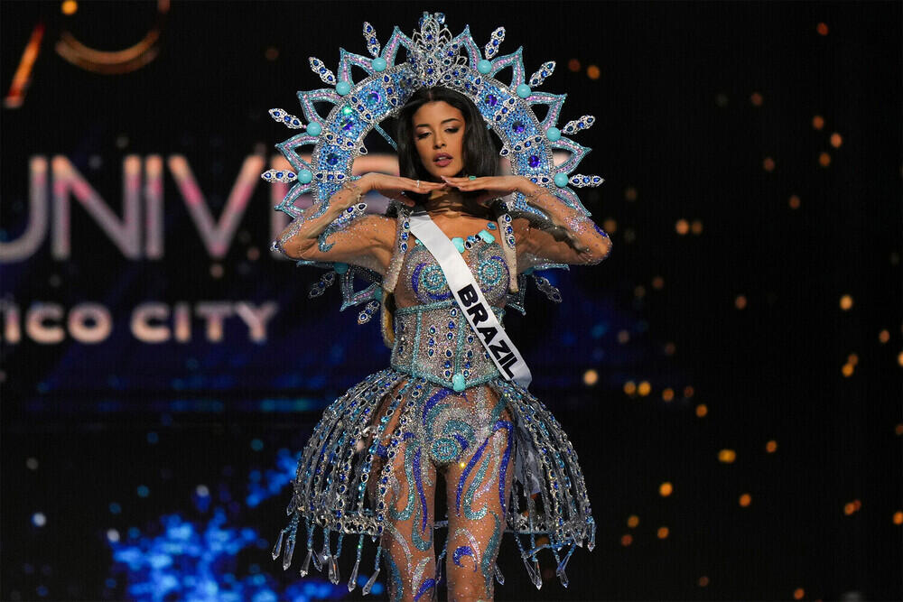 Denmark’s Victoria Kjær Theilvig wins Miss Universe 2024. Images | Fernando Llano/AP