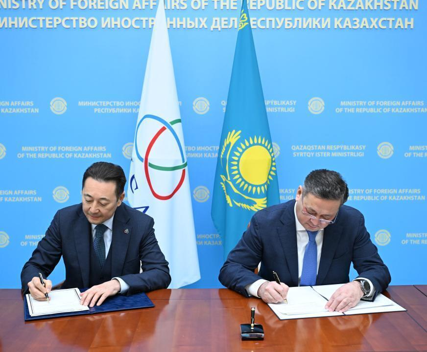 Kazakhstan and CICA Signed the Protocol to the Host Country Agreement