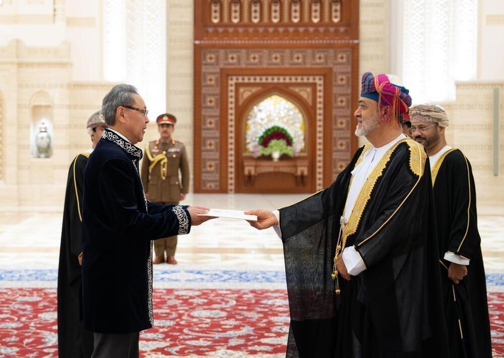 Ambassador of Kazakhstan Presented Credentials to the Sultan of Oman