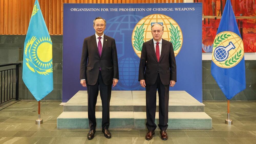 Ambassador of Kazakhstan Presented his Credentials to the Director-General of the Organization for the Prohibition of Chemical Weapons