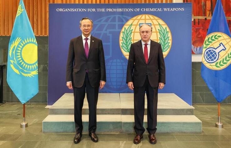 Ambassador of Kazakhstan Presented his Credentials to the Director-General of the Organization for the Prohibition of Chemical Weapons