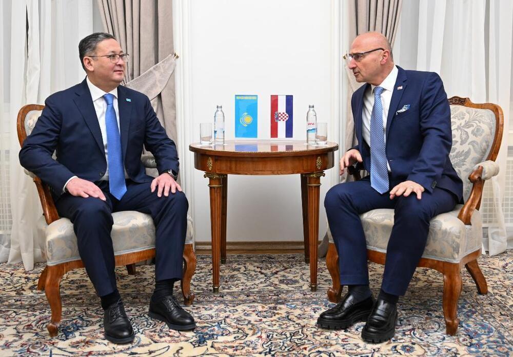 Minister of Foreign Affairs of Kazakhstan Makes First Official Visit to Croatia