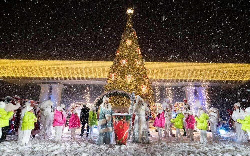 Kazakhstan’s Main New Year Trees Lights Up. Images | Akimat of Almaty