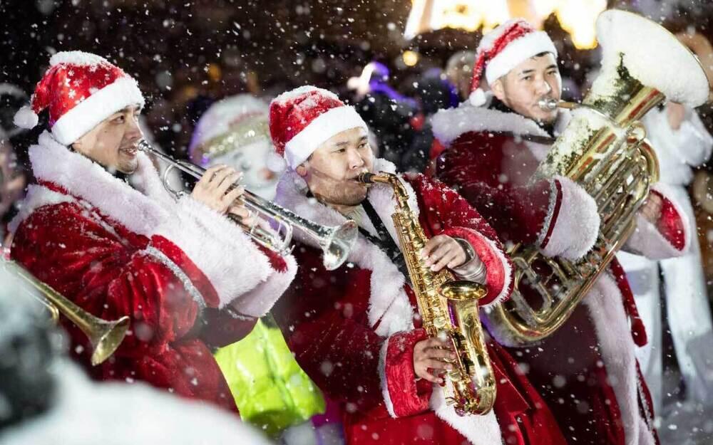 Kazakhstan’s Main New Year Trees Lights Up. Images | Akimat of Almaty