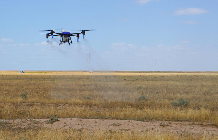 Quantity of machinery for treatment of fields against locusts increased twice as much