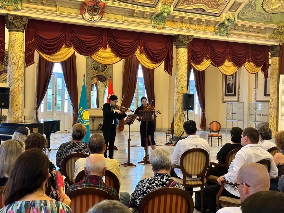 For the First Time in the History of Bilateral Relations National Kazakh Music was Played in Cuba