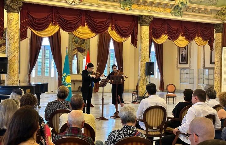 For the First Time in the History of Bilateral Relations National Kazakh Music was Played in Cuba