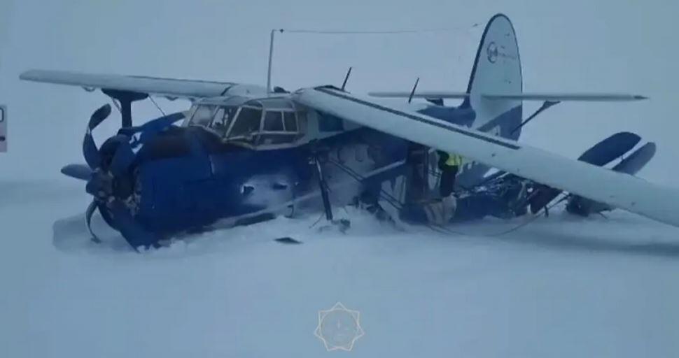 Близ Аркалыка совершил жесткую посадку самолет