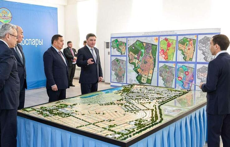 Olzhas Bektenov acquaints with Koshy master plan and new hospital construction