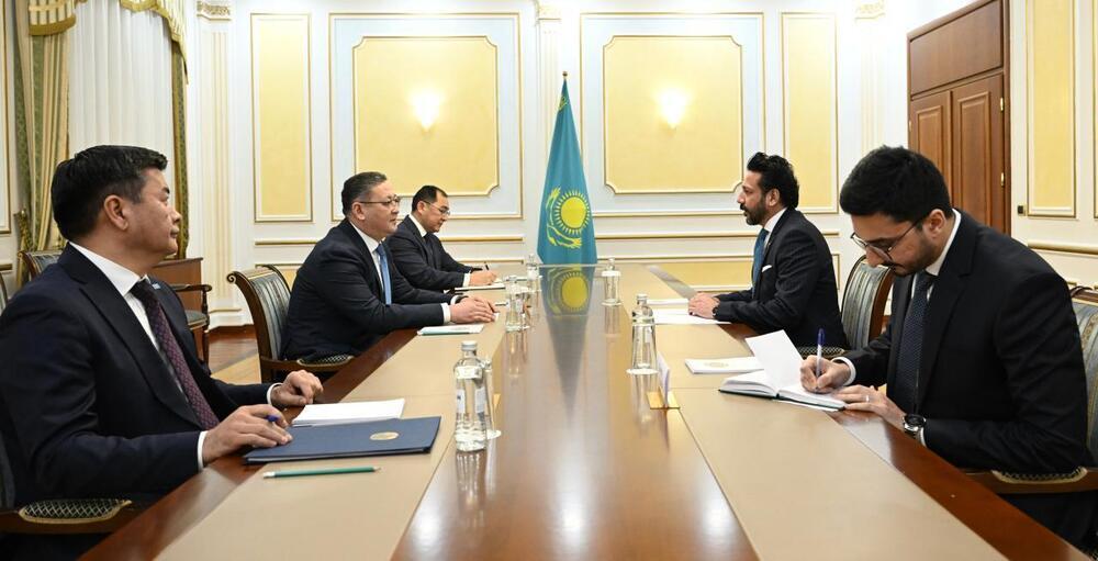 Kazakh Foreign Minister Received the Ambassador of Pakistan