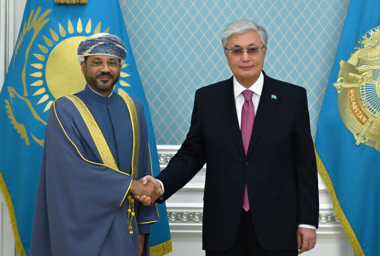 President Tokayev holds meeting with Omani FM Badr bin Hamad Al Busaidi