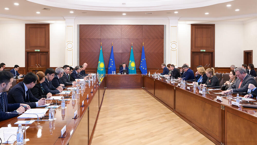 Prime Minister Olzhas Bektenov holds Kazakhstan-EU dialogue platform meeting