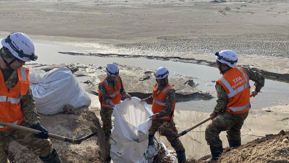 В Западном Казахстане уровень воды поднялся на двух реках 